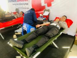 Ditlantas Polda Sultra Gelar Donor Darah Peringati HUT Jasa Raharja ke-65