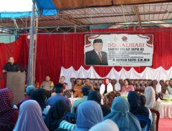 Ahmad Safei Gelar Sosialisasi Empat Pilar Kebangsaan di Desa Lalonggolosua