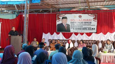 Ahmad Safei Gelar Sosialisasi Empat Pilar Kebangsaan di Desa Lalonggolosua