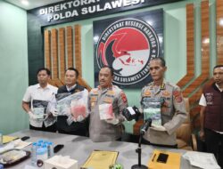 Polda Sultra Tangkap Kurir Sabu Jaringan Internasional, 6,5 Kg Barang Bukti Diamankan