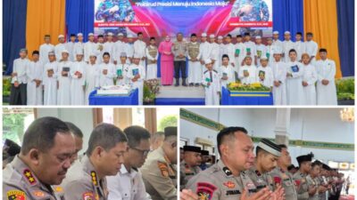 Ditpolairud Polda Sultra Peringati HUT ke-75 dengan Doa Bersama untuk Korban Bencana
