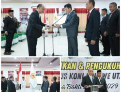 Pengurus KONI Konawe Utara Masa Bakti 2025–2029 Resmi Dilantik, Andi Ady Aksar Tekankan Pembinaan Atlet Unggul