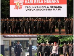 Upacara Hari Bela Negara di Polda Sultra, Presiden Tekankan Bela Negara Hadapi Ancaman Non-Konvensional