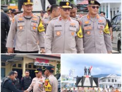 Wakapolda Sultra Tinjau Pengamanan Nataru di Bombana, Pastikan Kesiapsiagaan Personel Gabungan