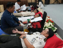 Donor Darah Warnai Peringatan HBI ke-76 Imigrasi Kendari