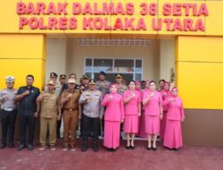 Kunker ke Kolaka Utara, Kapolda Sultra Resmikan Barak Dalmas 38 Setia
