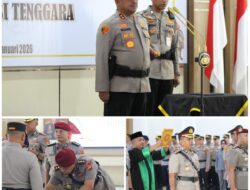 Awal Tahun 2026, Polda Sultra Laksanakan Sertijab Pejabat Strategis