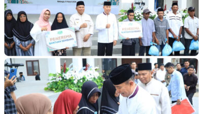 Safari Ramadan di Buton Selatan, Gubernur Serahkan Bantuan Sosial
