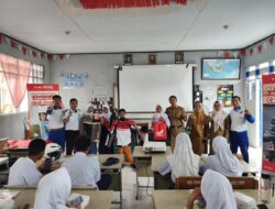 Asmo Sulsel Kampanyekan #Cari_Aman di SMKN 40 Makassar