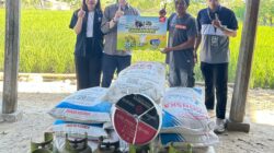 Asmo Sulsel Salurkan Gas dan Pupuk ke Petani Sidrap