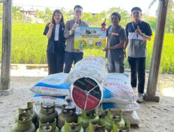 Asmo Sulsel Salurkan Gas dan Pupuk ke Petani Sidrap