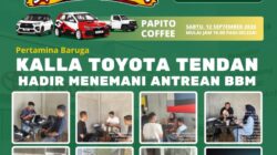 Kalla Toyota Tendean Temani Warga Saat Antre BBM