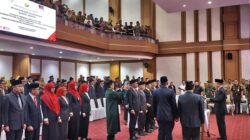 Andi Sumangerukka Lantik Pejabat dan Kepala Sekolah Lingkup Pemprov Sultra