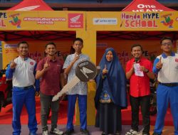 Asmo Sulsel Padukan Edukasi Safety Riding dan Hadiah Honda BeAT