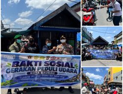 Aksi Peduli Kabut Asap, PWI Baubau dan Mitra Bagikan 2000 Masker untuk Masyarakat